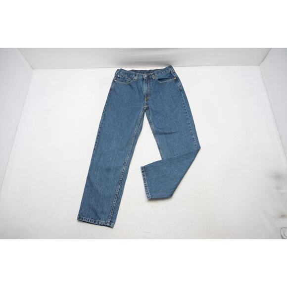 Levi's 550 Relaxed Fit Straight Blue Denim Jeans Rugged Mens Sz 32 x 30 - Picture 2 of 10